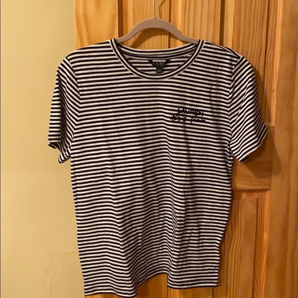 Ralph Lauren blue and white stripes brand new.